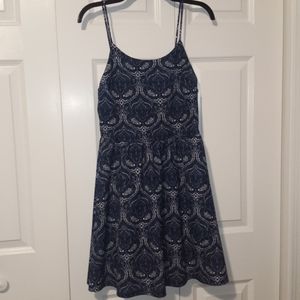 Mi ami aline tank filigree dress, L